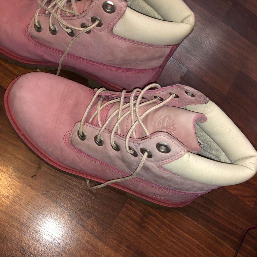 Pink Timberlands